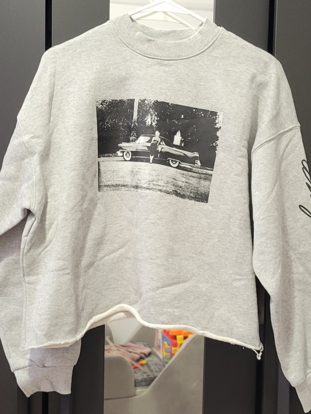 Gray Graphic Sweatshirt